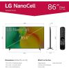 imageLG 86Inch Class NANO75 Series Alexa Builtin 4K Smart TV Black86 inch
