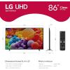 imageLG 86Inch Class UT75 Series LED Smart TV 4K Processor Flat Screen AIPowered with Alexa Builtin 86UT7590PUA 202486 inches