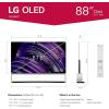 imageLG Signature 88Inch Class OLED Z2 Series Alexa Builtin 8K Smart TV 120Hz Refresh Rate AIPowered  Dolby Vision IQ and Dolby Atmos WiSA Ready Cloud Gaming OLED88Z2PUA 2022