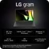 imageLG gram 16 Lightweight Laptop Intel 13th Gen Core i7 Evo Platform Windows 11 Home 32GB RAM 2TB SSD BlackIntel Ultra 7