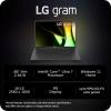 imageLG gram 16 Lightweight Laptop Intel 13th Gen Core i7 Evo Platform Windows 11 Home 32GB RAM 2TB SSD BlackIntel Ultra 7 with McAfee AntiVirus