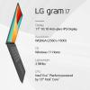 imageLG gram 17 Lightweight Laptop Intel 13th Gen Core i7 Evo Platform Windows 11 Home 32GB RAM 2TB SSD Gray