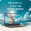 imageLG gram Book 15inch Lightweight Laptop Computer Intel Core i51334U Processor Windows 11 Home 8GB RAM 256GB SSD  Titan Silver