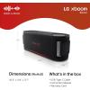 imageLG xboom Bounce Core by william xboom Signature Sound Portable Bluetooth Speaker IP67 Dust and Water Resistant up to 29 Hours of Playback MILSTD 810H Durability Adjustable Carrying Strapxboom Bounce