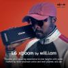 imageLG xboom Bounce Core by william xboom Signature Sound Portable Bluetooth Speaker IP67 Dust and Water Resistant up to 29 Hours of Playback MILSTD 810H Durability Adjustable Carrying Strapxboom Bounce