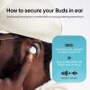 imageLG xboom Buds by william xboom Signature Sound by william with Graphene Drivers 3 Mic Active Noise Cancellation Up to 30 Hours of Battery IPX4 Water Resistant BlackWhite