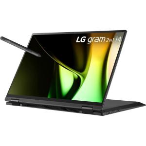 imageLG gram 14Inch 2in1 Lightweight Laptop Intel Evo Edition  Intel Core Ultra 5 Processor Windows 11 Home 16GB RAM 512GB SSD  BlackIntel Ultra 7