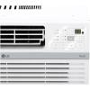 imageLG LW1024RSMX Window Conditioner WiFi Enabled wRemote 450 SqFt 4Way Air Deflection 3 Cooling and Fan Speeds 115V 10000 BTU White10 000 BTU