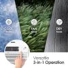 imageLG LW1224RSMX Window Conditioner WiFi Enabled wRemote 550 SqFt 4Way Air Deflection 3 Cooling and Fan Speeds 115V 12000 BTU White