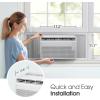 imageLG LW5024X Window Air Conditioner for Small Room 150 SqFt Quiet Operation 115V 5000 BTU White