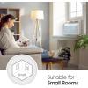 imageLG LW6024RSMX Window Air Conditioner WiFi Enabled wRemote for Small Room 260 SqFt Quiet Operation 115V 6000 BTU WhiteWhite