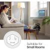 imageLG LW6024RSMX Window Air Conditioner WiFi Enabled wRemote for Small Room 260 SqFt Quiet Operation 115V 6000 BTU WhiteWhite