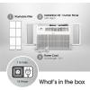 imageLG LW6024RSMX Window Air Conditioner WiFi Enabled wRemote for Small Room 260 SqFt Quiet Operation 115V 6000 BTU WhiteWhite