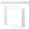 imageLG LW8024RSMX Window Conditioner WiFi Enabled wRemote 350 SqFt 4Way Air Deflection 3 Cooling and Fan Speeds 115V 8000 BTU White