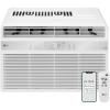 imageLG LW8024RSMX Window Conditioner WiFi Enabled wRemote 350 SqFt 4Way Air Deflection 3 Cooling and Fan Speeds 115V 8000 BTU White