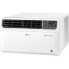 imageLG 14000 BTU DUAL Inverter Smart Window Air Conditioner 115V Cools 700 Sq Ft for Bedroom Living Room Apartment Quiet Operation ENERGY STAR works with LG ThinQ Amazon Alexa and Hey GoogleBright White