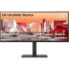 imageLG 34U65ZAB UltraWide 34Inch 3800R Curved Monitor QHD 3440 x 1440 IPS Builtin Power 3800R HDR10 HDMI DisplayPort USB TypeC 90W PD Builtin Speaker TiltHeightSwivel Stand Black