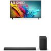imageLG 75Inch Class QNED85T Series LED Smart TV 4K Processor Flat Screen with Magic Remote AIPowered with Alexa Builtin 75QNED85TUA 2024 311 ch Sound Bar with Dolby Atmos55 Inches