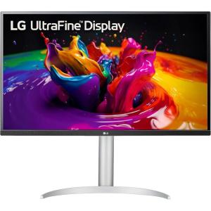 imageLG 32UP83AKW 32inch Ultrafine 4K UHD 3840 x 2160 IPS Computer Monitor 60Hz HDR10 Builtin Speaker Reader Mode HDMI DisplayPort USB TypeC 60W PD TiltHeightPivot Adjustable Stand White