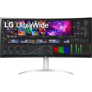 imageLG 40WP95CW 40 UltraWide Curved WUHD 5120 x 2160 5K2K Nano IPS Computer Monitor DCIP3 98 Typ HDR10 Thunderbolt 4 w 96W PD 3Side Virtually Borderless Design TiltHeightSwivel StandBlack