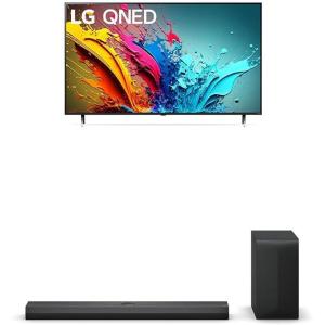 imageLG 75Inch Class QNED85T Series LED Smart TV 4K Processor Flat Screen with Magic Remote AIPowered with Alexa Builtin 75QNED85TUA 2024 311 ch Sound Bar with Dolby Atmos50 inches