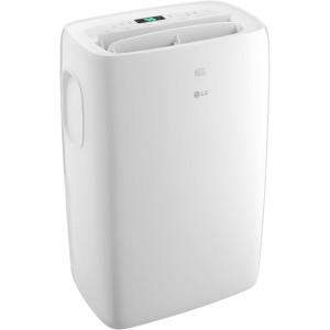 imageLG 8000 BTU Smart Portable Air Conditioner 115V Cools 350 SqFt 14 x 25 Room Size Portable Air Conditioner for Home with Voice Control Works ThinQ Amazon Alexa and Hey GoogleWhite