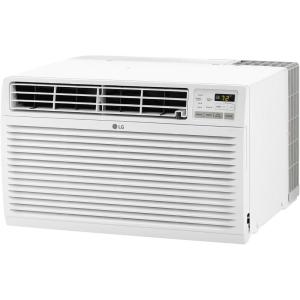 imageLG 9800 BTU Through the Wall Air Conditioner 230208V Cools up to 440 Sq Ft for Bedroom Living Room Apartment with Remote 3 Cool ampamp Fan Speeds Wall AC Unit WhiteBright White