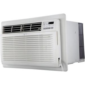 imageLG 9800 BTU ThroughtheWall Air Conditioner Cools 450 SqFt 18 x 25 Room Size Electronic Control with Remote 2 Cooling ampamp Fan Speeds 4Way Air Deflection Supplemental Heat 230208V