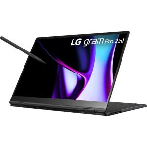 imageLG gram Pro 16inch 2in1 Thin and Lightweight Laptop Intel Evo Edition  AIenabled Intel Core Ultra 7 Processor Windows 11 Home 16GB RAM 512GB SSD Touch IPS Display BlackIntel Ultra 7