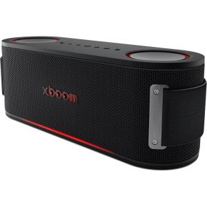 imageLG xboom Bounce Core by william xboom Signature Sound Portable Bluetooth Speaker IP67 Dust and Water Resistant up to 29 Hours of Playback MILSTD 810H Durability Adjustable Carrying Strapxboom Bounce