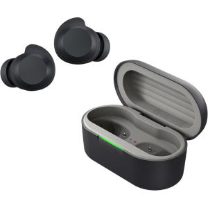 imageLG xboom Buds by william xboom Signature Sound by william with Graphene Drivers 3 Mic Active Noise Cancellation Up to 30 Hours of Battery IPX4 Water Resistant BlackBlack