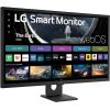 imageLG 27SR50FP Smart Monitor 27Inch FHD 1920x1080 IPS Display webOS 23 HDR 10 x2 Builtin Speakers AirPlay 2 Screen Share Bluetooth ThinQ App Remote Control PinkBlack