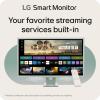 imageLG 27SR50FP Smart Monitor 27Inch FHD 1920x1080 IPS Display webOS 23 HDR 10 x2 Builtin Speakers AirPlay 2 Screen Share Bluetooth ThinQ App Remote Control PinkGreen
