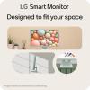 imageLG 27SR50FP Smart Monitor 27Inch FHD 1920x1080 IPS Display webOS 23 HDR 10 x2 Builtin Speakers AirPlay 2 Screen Share Bluetooth ThinQ App Remote Control PinkGreen
