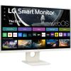 imageLG 27SR50FP Smart Monitor 27Inch FHD 1920x1080 IPS Display webOS 23 HDR 10 x2 Builtin Speakers AirPlay 2 Screen Share Bluetooth ThinQ App Remote Control PinkWhite