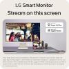 imageLG 27SR50FP Smart Monitor 27Inch FHD 1920x1080 IPS Display webOS 23 HDR 10 x2 Builtin Speakers AirPlay 2 Screen Share Bluetooth ThinQ App Remote Control PinkWhite