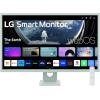 imageLG 27SR50FP Smart Monitor 27Inch FHD 1920x1080 IPS Display webOS 23 HDR 10 x2 Builtin Speakers AirPlay 2 Screen Share Bluetooth ThinQ App Remote Control PinkGreen