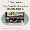 imageLG 27SR50FP Smart Monitor 27Inch FHD 1920x1080 IPS Display webOS 23 HDR 10 x2 Builtin Speakers AirPlay 2 Screen Share Bluetooth ThinQ App Remote Control PinkPink