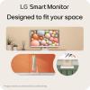 imageLG 27SR50FP Smart Monitor 27Inch FHD 1920x1080 IPS Display webOS 23 HDR 10 x2 Builtin Speakers AirPlay 2 Screen Share Bluetooth ThinQ App Remote Control PinkWhite