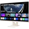 imageLG 27SR50FW Smart Monitor 27Inch FHD 1920x1080 IPS Display webOS 23 HDR 10 x2 Builtin Speakers AirPlay 2 Screen Share Bluetooth ThinQ App Remote Control WhiteRefresh rate  60 Hz