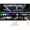 imageLG 27SR50FW Smart Monitor 27Inch FHD 1920x1080 IPS Display webOS 23 HDR 10 x2 Builtin Speakers AirPlay 2 Screen Share Bluetooth ThinQ App Remote Control WhiteRefresh rate  100 Hz