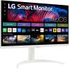 imageLG 27SR75UW 27 inch 4K UHD 3840x2160 IPS HDR10 USB TypeC 65W PD Smart Monitor webOS 23 AirPlay Screen Share Bluetooth ThinQ App Builtin Speaker HDMI White27SR75UW