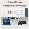 imageLG 27SR75UW 27 inch 4K UHD 3840x2160 IPS HDR10 USB TypeC 65W PD Smart Monitor webOS 23 AirPlay Screen Share Bluetooth ThinQ App Builtin Speaker HDMI White27SR75UW