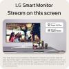 imageLG 27SR75UW 27 inch 4K UHD 3840x2160 IPS HDR10 USB TypeC 65W PD Smart Monitor webOS 23 AirPlay Screen Share Bluetooth ThinQ App Builtin Speaker HDMI White27SR75UW