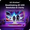 imageLG 32G810SAW 32inch Ultragear 4K UHD 3840 x 2160 IPS Gaming Monitor 144Hz 1ms NVIDIA GSync Compatible AMD FreeSync Premium VESA DisplayHDR 400 HDMI DisplayPort USB TypeC WhiteNew version