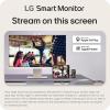 imageLG 32SR85UW Smart Monitor 32inch 4K UHD 3840x2160 IPS Display webOS 23 USB TypeC 90W PD Builtin FHD Webcam ampamp Speaker HDR 10 AirPlay 2 Screen Share Bluetooth White