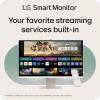 imageLG 32SR85UW Smart Monitor 32inch 4K UHD 3840x2160 IPS Display webOS 23 USB TypeC 90W PD Builtin FHD Webcam ampamp Speaker HDR 10 AirPlay 2 Screen Share Bluetooth White