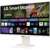 imageLG 32SR85UW Smart Monitor 32inch 4K UHD 3840x2160 IPS Display webOS 23 USB TypeC 90W PD Builtin FHD Webcam ampamp Speaker HDR 10 AirPlay 2 Screen Share Bluetooth White