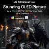 imageLG 34GX90SAW 34inch Ultragear WQHD 3440 x 1440 OLED Curved Gaming Monitor 240Hz 1ms NVIDIA GSync Compatible AMD FreeSync Premium VESA DisplayHDR True Black 400 webOS USB TypeC White45 inch