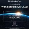 imageLG 34GX90SAW 34inch Ultragear WQHD 3440 x 1440 OLED Curved Gaming Monitor 240Hz 1ms NVIDIA GSync Compatible AMD FreeSync Premium VESA DisplayHDR True Black 400 webOS USB TypeC White45 inch